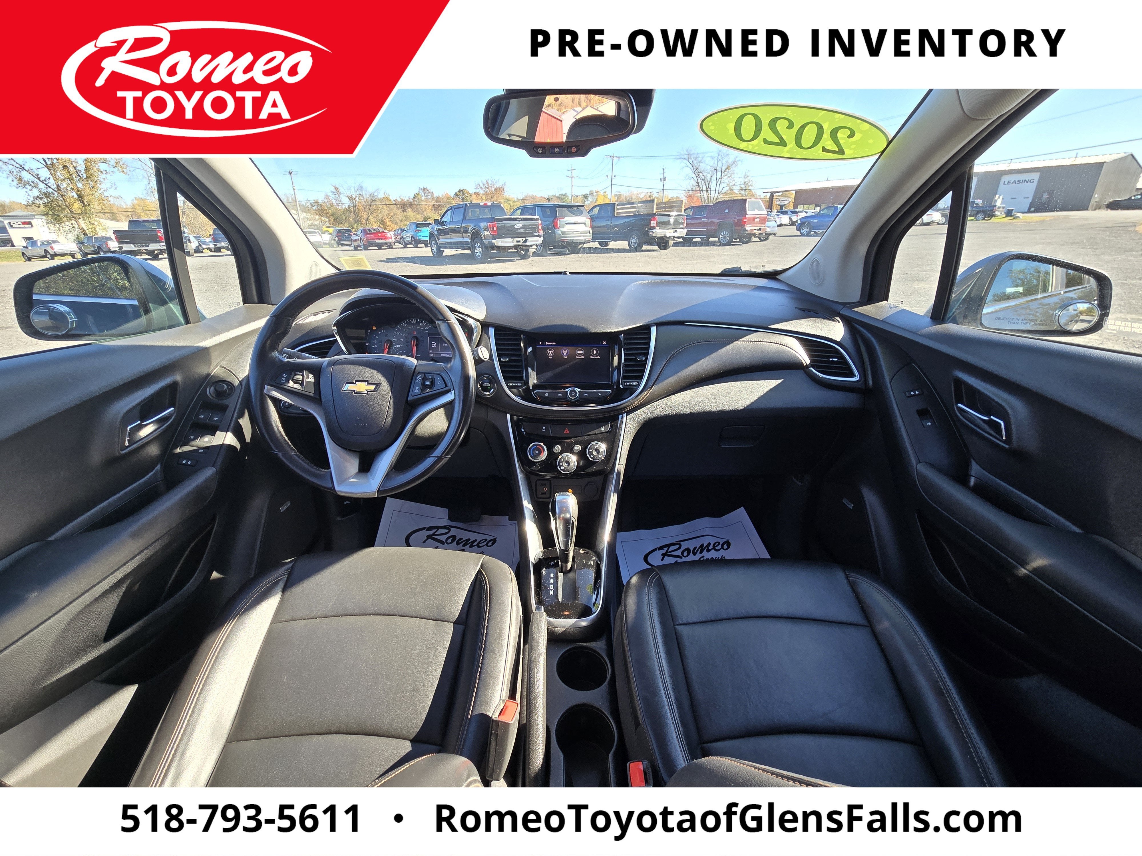 Used 2020 Chevrolet Trax Premier with VIN 3GNCJRSB7LL110880 for sale in Glens Falls, NY