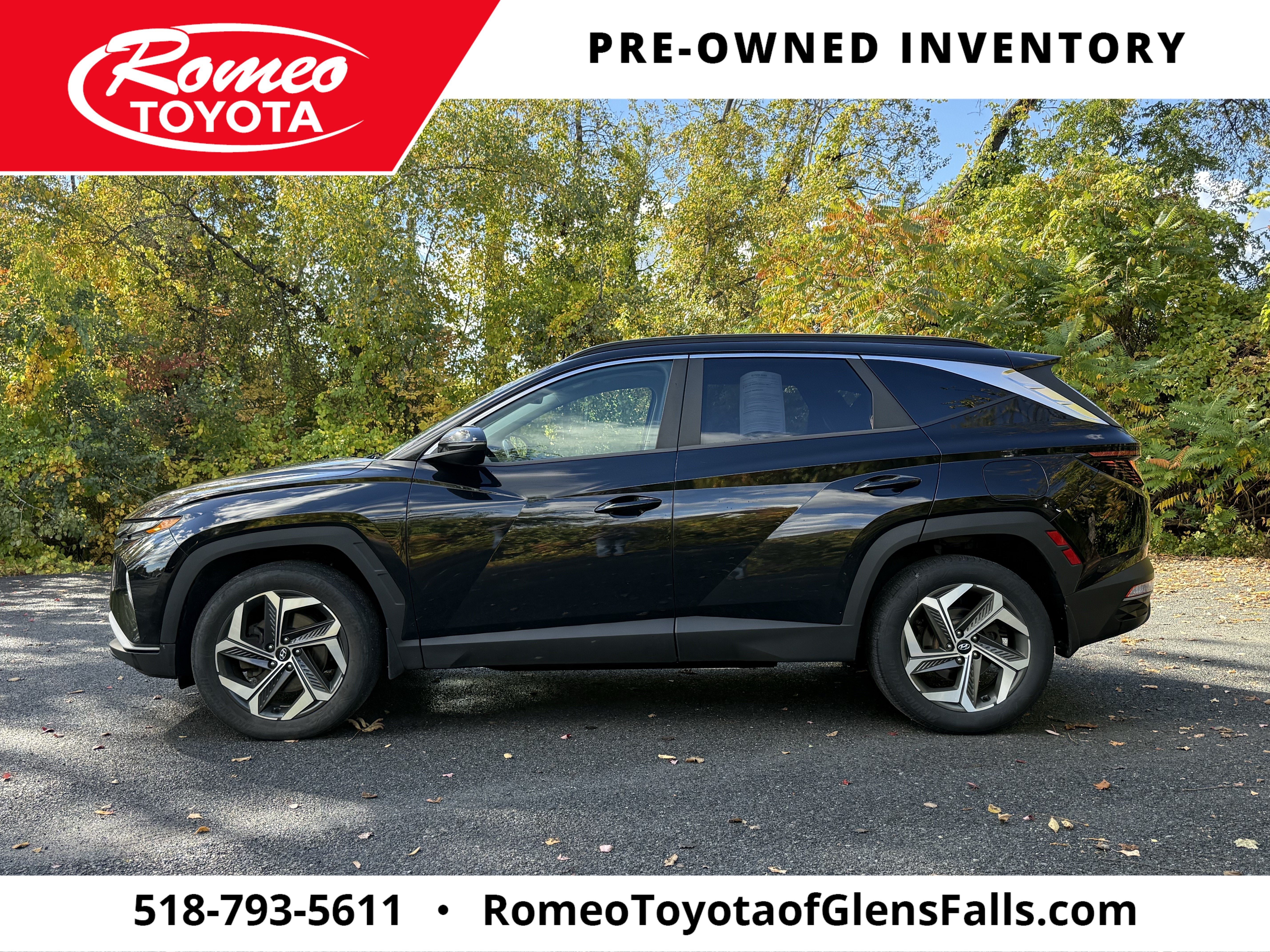Used 2022 Hyundai Tucson SEL with VIN 5NMJFCAE5NH048728 for sale in Glens Falls, NY