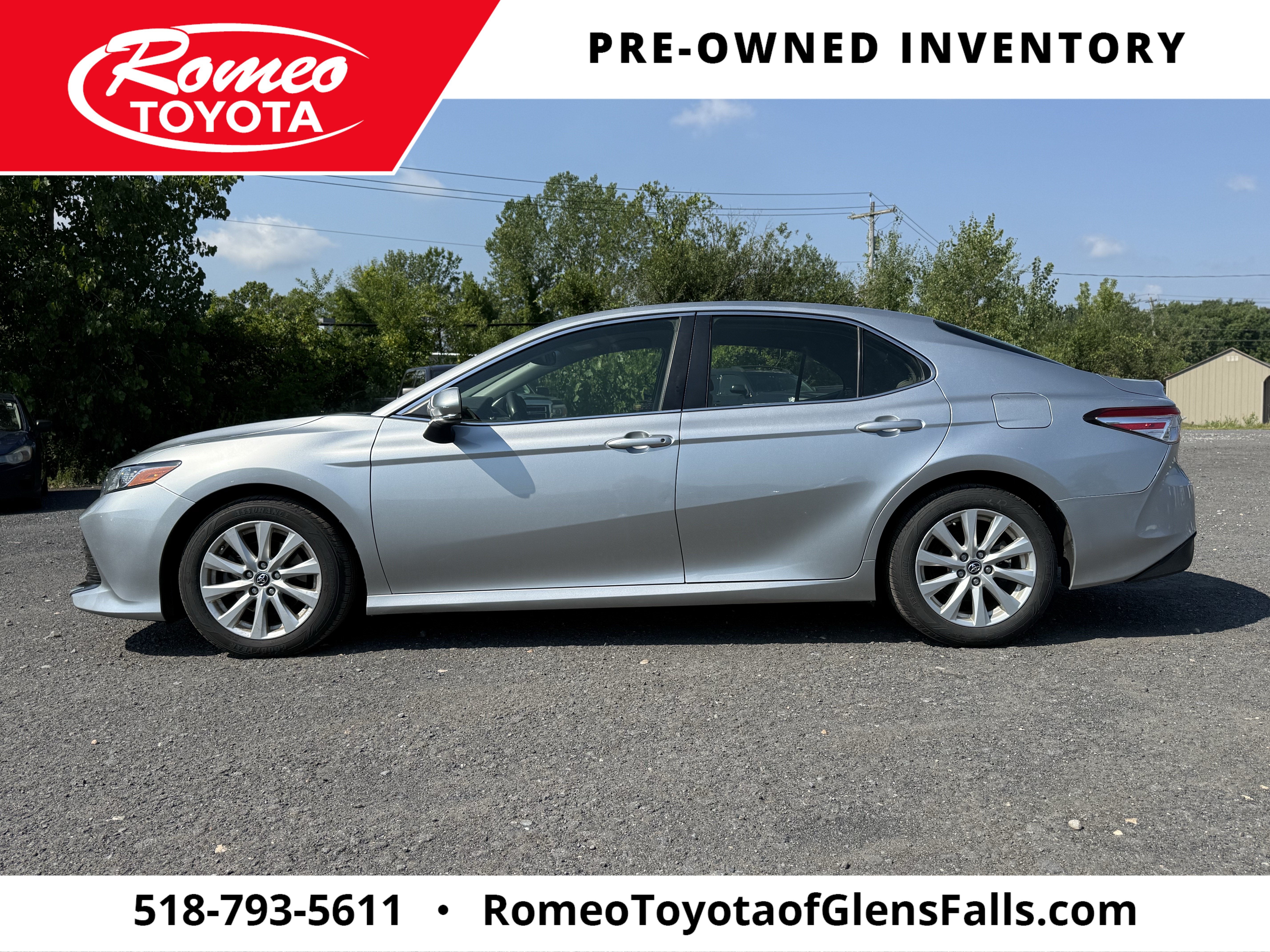Used 2018 Toyota Camry LE with VIN JTNB11HK6J3020301 for sale in Glens Falls, NY