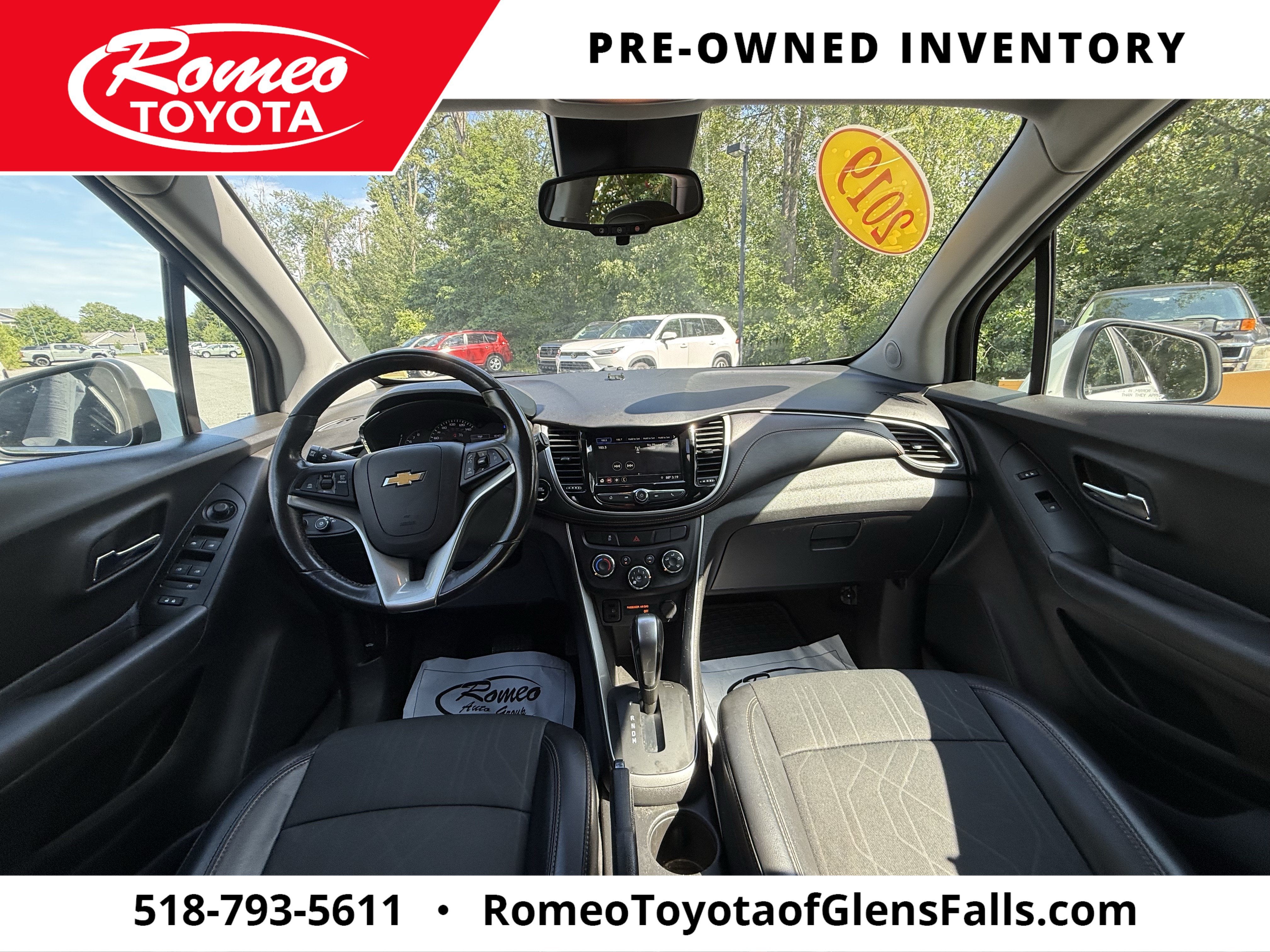 Used 2019 Chevrolet Trax LT with VIN KL7CJPSB7KB819092 for sale in Glens Falls, NY