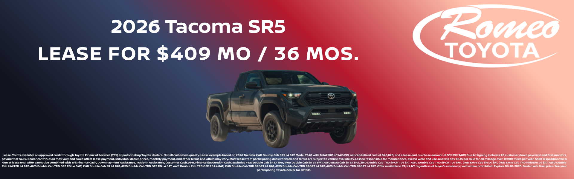 2026 Tacoma SR5