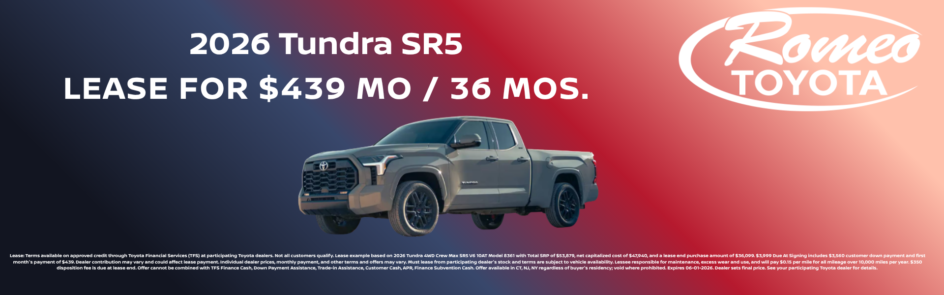 2026 Tundra SR5