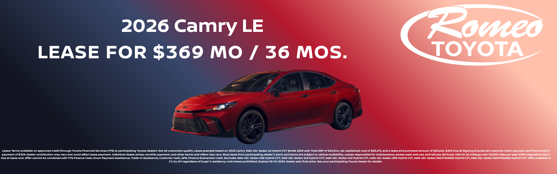 2026 Camry LE