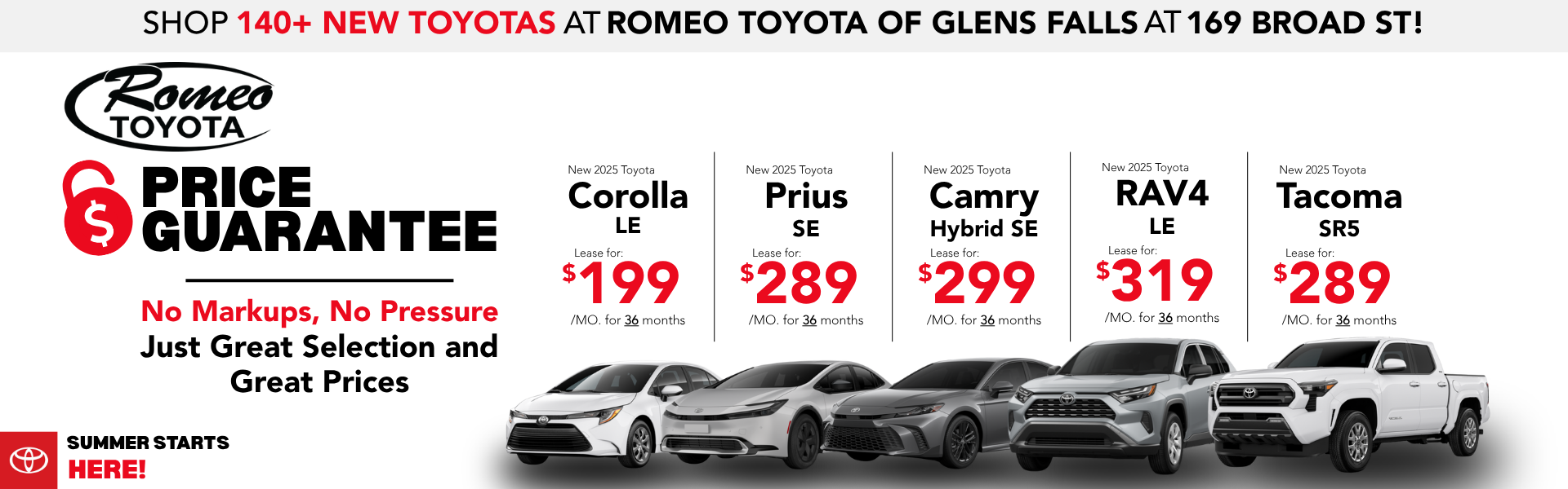 Toyota Dealer in Glens Falls, NY | Used Cars Glens Falls | Romeo Toyota ...