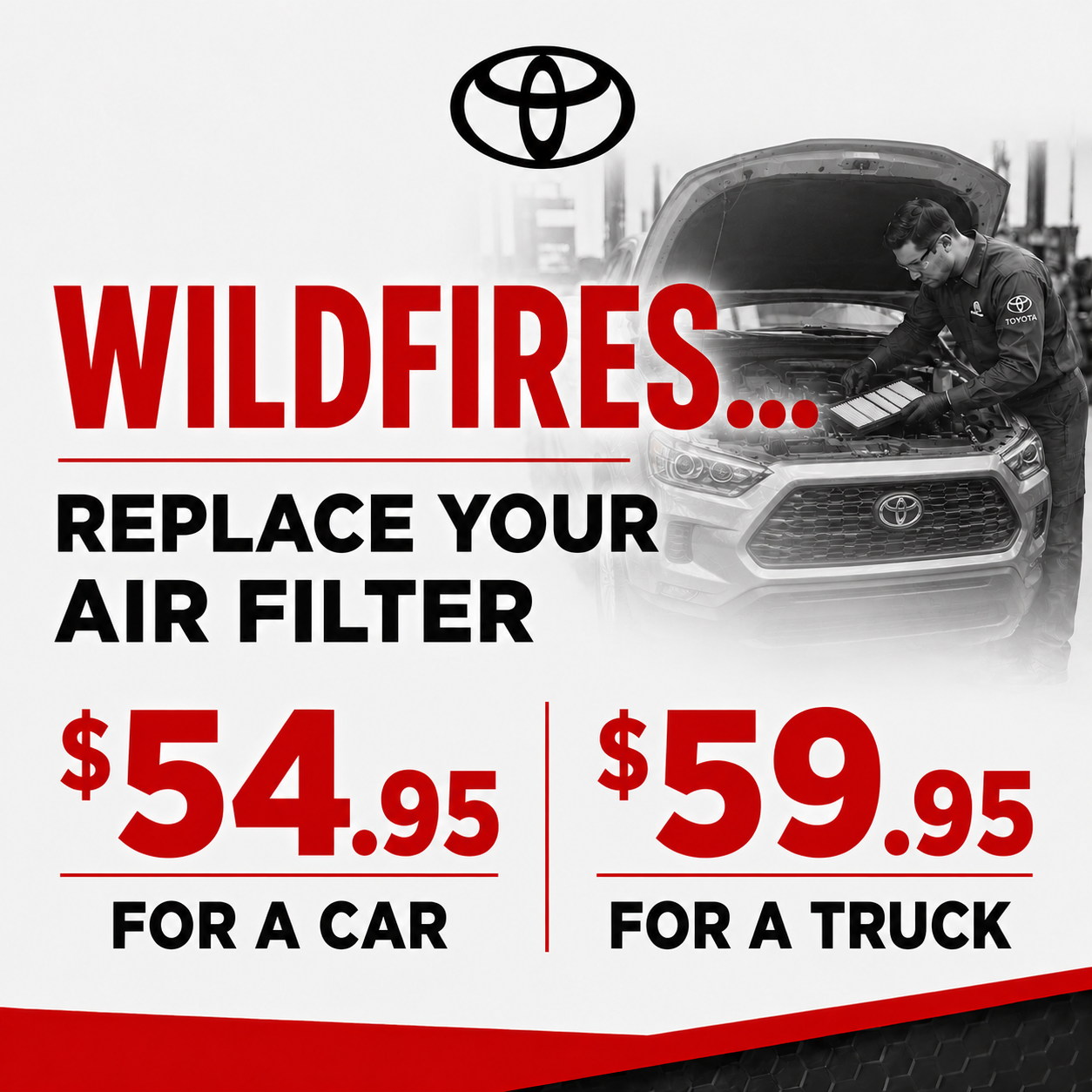 AIR FILTER REPLACEMENT FOR YOUR HEALTH!